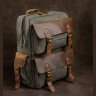 Туристичний рюкзак з текстилю болотного кольору Vintage (20107) - 2