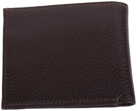 Мужское коричневое портмоне из кожи флотар Vip Collection 102616