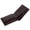 Мужское коричневое портмоне из кожи флотар Vip Collection 102616 modnotak фото - 3