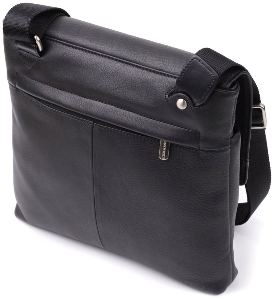 Мужская сумка мессенджер из натуральной кожи Tony Perotti Италия 103316 Черный фото №2 Мужская сумка мессенджер из натуральной кожи Tony Perotti Италия 103316 Черный modnotak фото №2