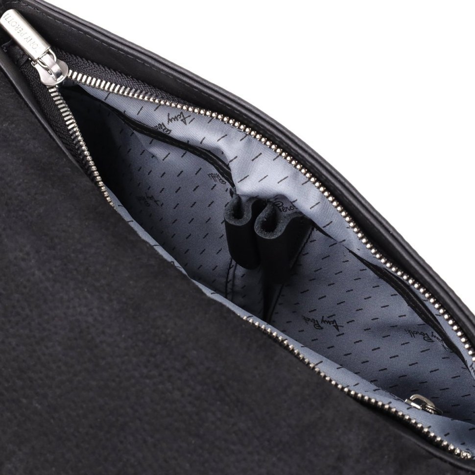 Мужская сумка мессенджер из натуральной кожи Tony Perotti Италия 103316 Черный фото №7 Мужская сумка мессенджер из натуральной кожи Tony Perotti Италия 103316 Черный modnotak фото №7