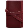 Женский блокнот (Софт-бук) с кожаной обложкой бордового цвета BlankNote (13716) - 1
