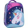 Яркий текстильный школьный рюкзак для девочек с единорогом Bagland (53816) - 1