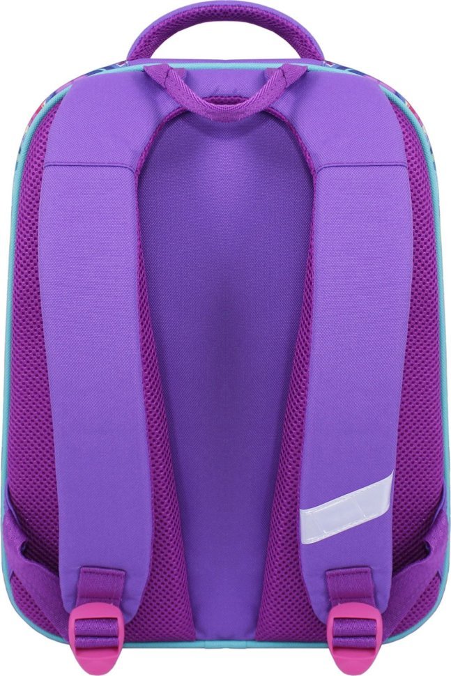 Яркий текстильный школьный рюкзак для девочек с единорогом Bagland (53816)