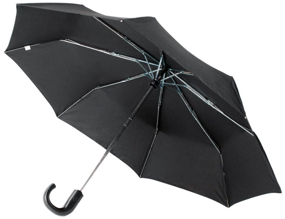 Мужской складной зонт Fulton Open&Close-11 G820 Black (автомат, классический, черный) 93816 modnotak фото №3