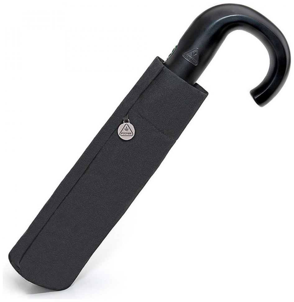 Мужской складной зонт Fulton Open&Close-11 G820 Black (автомат, классический, черный) 93816 modnotak фото №4