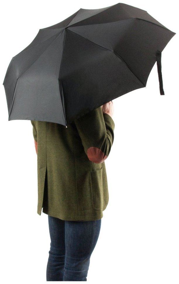 Мужской складной зонт Fulton Open&Close-11 G820 Black (автомат, классический, черный) 93816 modnotak фото №9