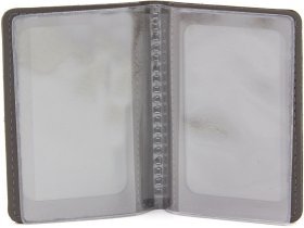 Темно-серая обложка из натуральной кожи под ID-паспорт ST Leather (16890)