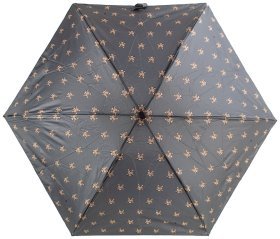 Мини-зонт женский Fulton L501 Tiny-2 Meow (черный с принтом котиков) 93916