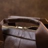 Темно-коричневая мужская сумка для ноутбука из натуральной кожи Vintage (20453) - 9