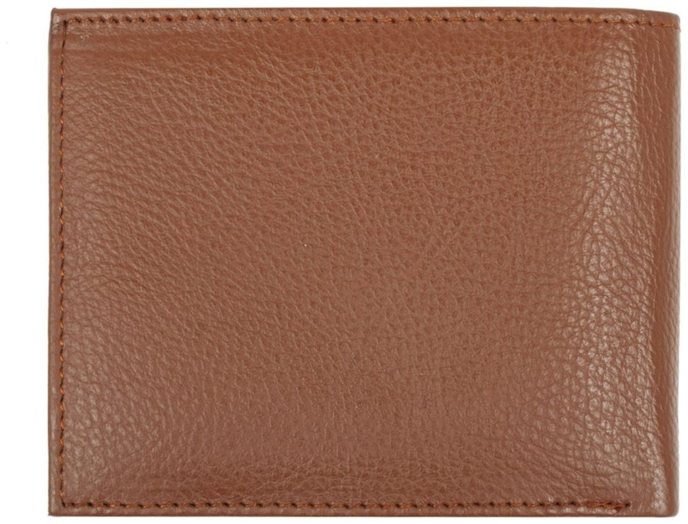 Мужское портмоне без застежки из фактурной кожи рыжего цвета с RFID-защитой JCB NC51 94516 modnotak фото №2