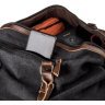 Универсальная дорожная сумка из текстиля черного цвета Vintage (20170)  - 3