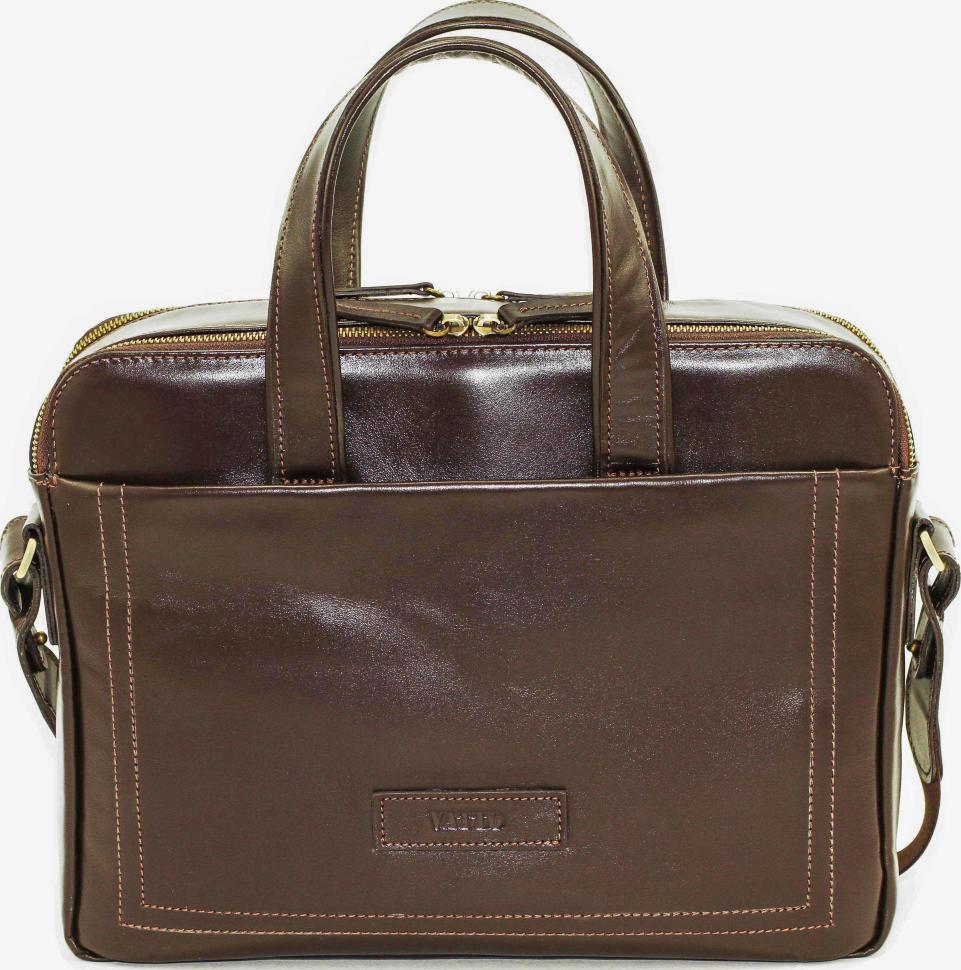 Чоловіча шкіряна сумка коричневого кольору VATTO (11658)