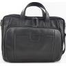 Функциональная мужская деловая сумка черного цвета VATTO (11858) - 7