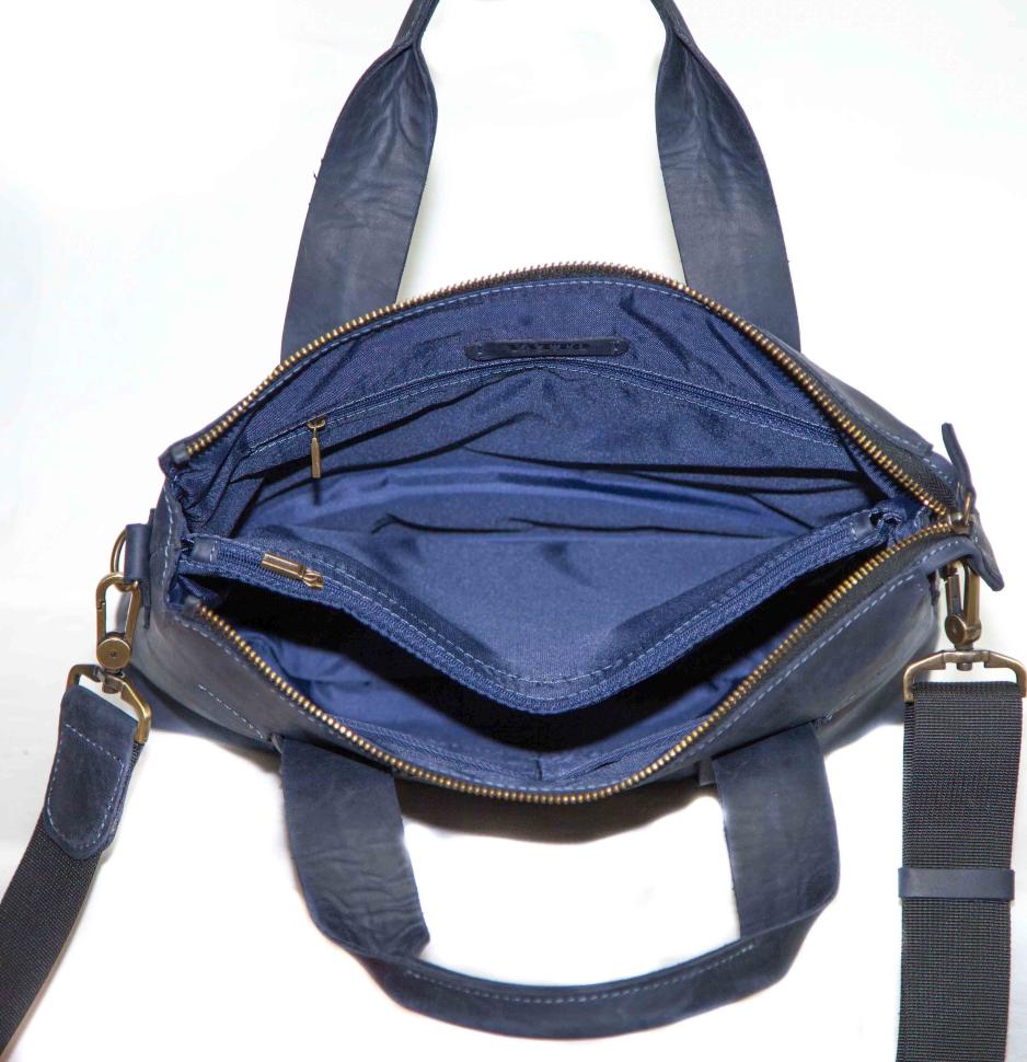 Мужская стильная деловая сумка из фактурной кожи под формат А4 VATTO (11957)