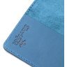 Синяя кожаная обложка на паспорт с картой Shvigel (2413956) - 5