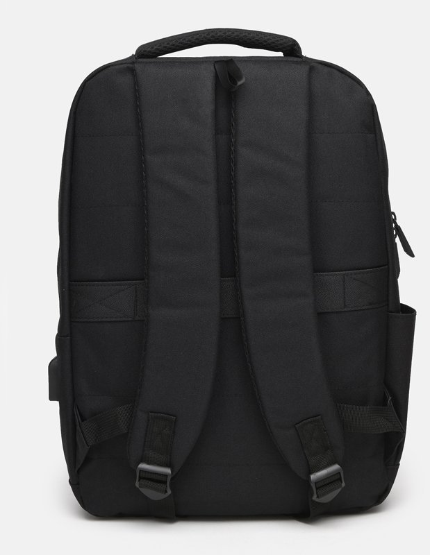 Чоловічий рюкзак під ноутбук із чорного поліестеру Monsen (56916)