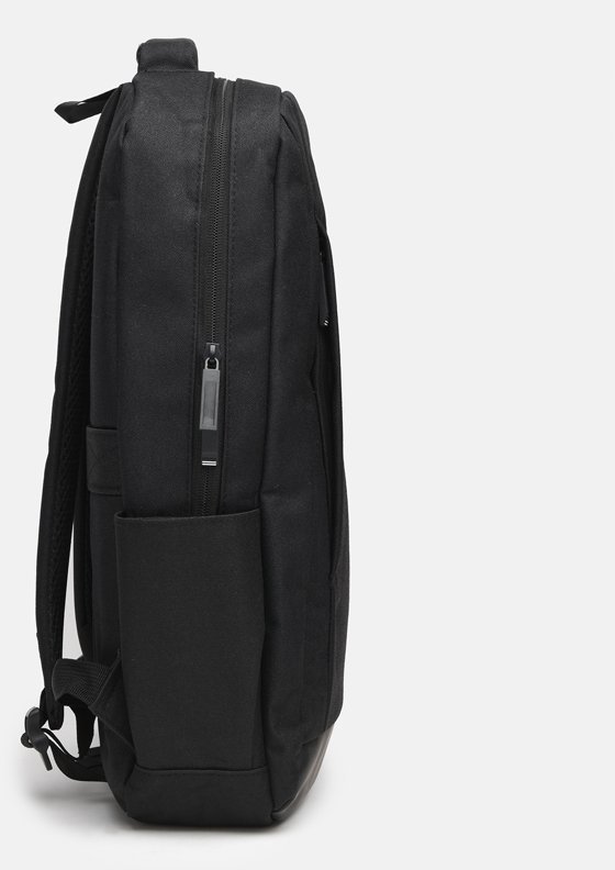 Мужской рюкзак под ноутбук из черного полиэстера Monsen (56916)