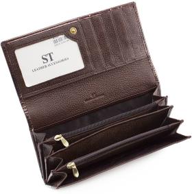 Лаковий гаманець з монетницьою на блискавки ST Leather (16299) - 2