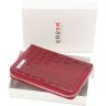 Вертикальний жіночий гаманець червоного кольору на блискавці KARYA (12358) - 8