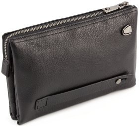 Кожаная мужская барсетка на молнии H.T Leather (10155)