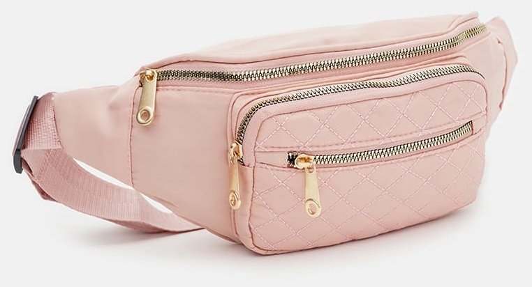 Стильная женская сумка бананка Monsen 88716 Розовая modnotak фото №3