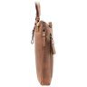 Мужская сумка через плечо из матовой кожи крейзи хорс в светло-коричневом цвете Visconti Roy 68816 - 9