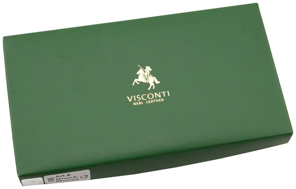 Мужской черный купюрник из натуральной кожи под много карт Visconti Turin 68916 фото №6 Мужской черный купюрник из натуральной кожи под много карт Visconti Turin 68916 modnotak фото №6