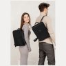 Угольно-черный городской рюкзак из натуральной кожи высокого качества BlankNote 78916 - 2