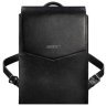 Угольно-черный городской рюкзак из натуральной кожи высокого качества BlankNote 78916 - 1