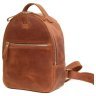 Світло-коричневий жіночий рюкзак-сумка із вінтажної шкіри BlankNote Groove S 79016 - 1