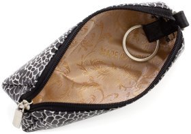 Фирменная женская ключница из натуральной кожи с узором KARYA (15553)