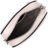 Елегантна жіноча сумка білого кольору з натуральної шкіри на ланцюжку Vintage 2422380 - 4