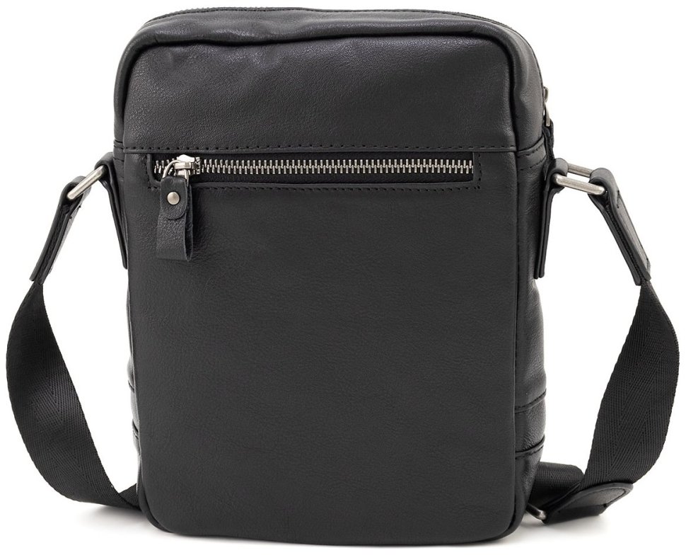 Мужская наплечная сумка из натуральной гладкой кожи Leather Collection 90717 modnotak фото №3