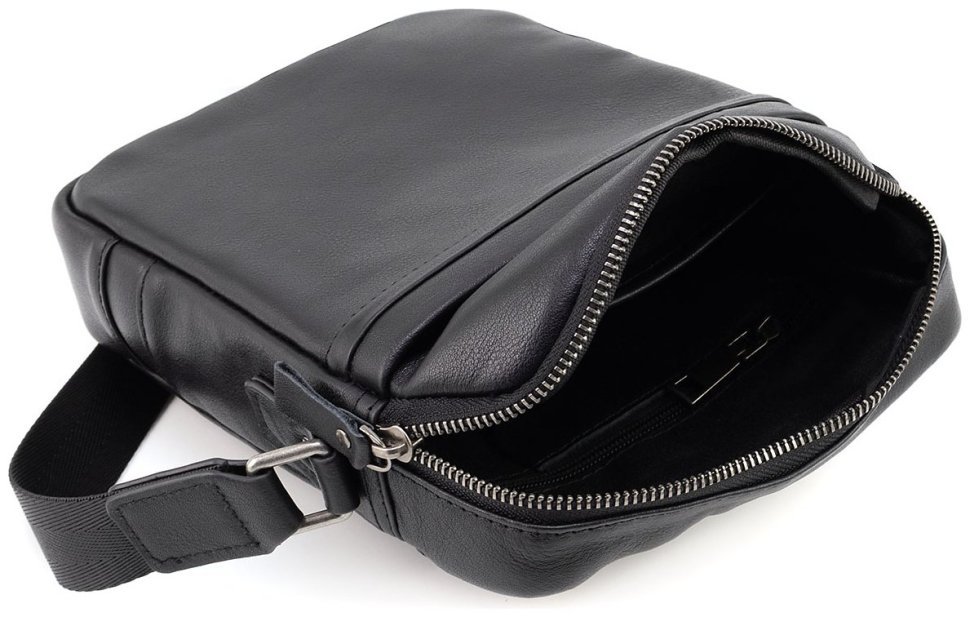 Мужская наплечная сумка из натуральной гладкой кожи Leather Collection 90717 modnotak фото №7