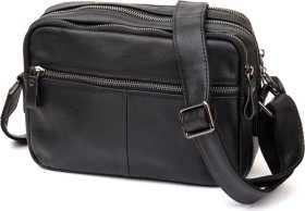 Классическая мужская сумка-мессенджер из натуральной кожи VINTAGE STYLE (14548)