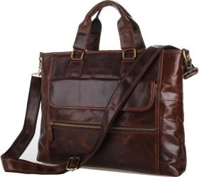 Чоловіча діловий сумка з натуральної винтажной шкіри VINTAGE STYLE (14245)
