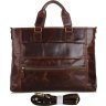 Мужская деловая сумка из натуральной винтажной кожи VINTAGE STYLE (14245) - 4