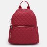 Яскравий стьобаний жіночий рюкзак з червоного текстилю Monsen 71817 - 2
