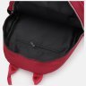 Яскравий стьобаний жіночий рюкзак з червоного текстилю Monsen 71817 - 5