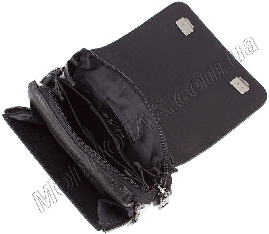 Класичного типу чоловіча шкіряна сумка з ручкою HT Leather (12136)