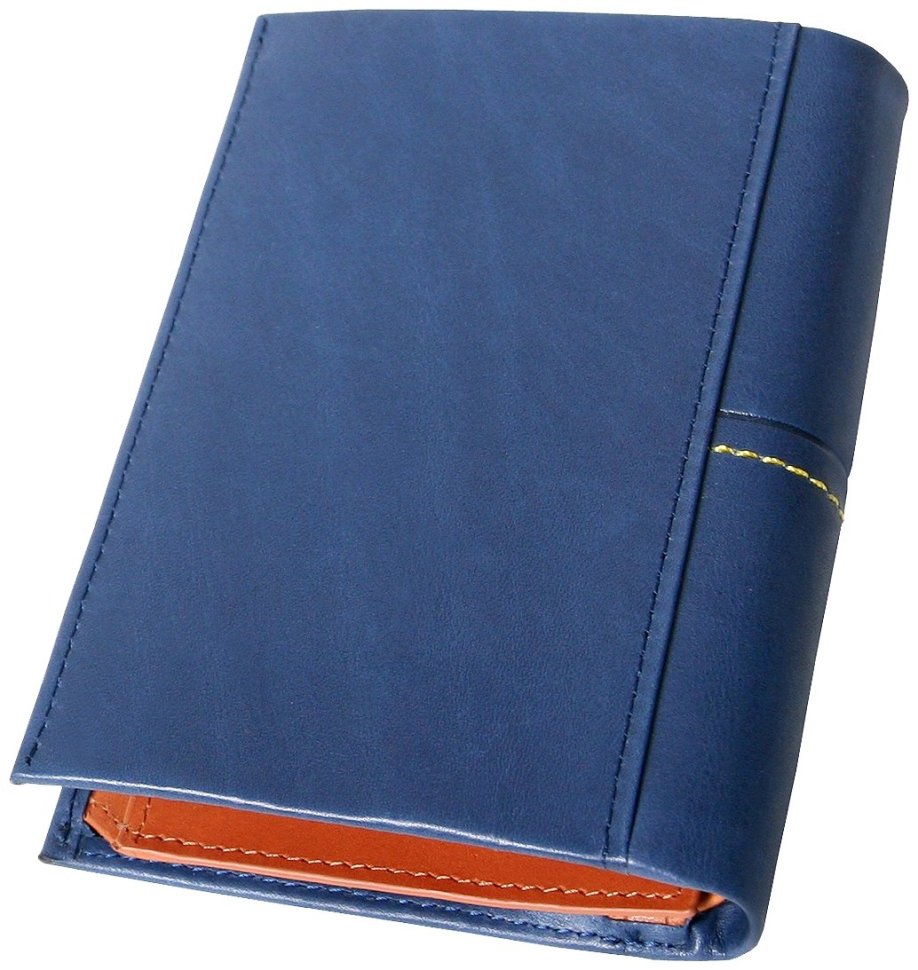 Чоловіче шкіряне портмоне з відділенням для документів Beverly Hills синього кольору Vip Collection 102517 фото №3 Чоловіче шкіряне портмоне з відділенням для документів Beverly Hills синього кольору Vip Collection 102517 modnotak фото №3