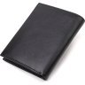 Чоловічий гаманець вертикального формату із натуральної шкіри чорного кольору CANPELLINI (2421753) - 2