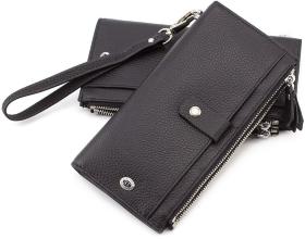 Шкіряний місткий гаманець - купюрник ST Leather Accessories (17398)