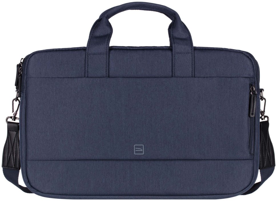 Большая бизнес сумка с отделением для ноутбука до 15" через плечо Tucano Flash синего цвета 103517 фото №3 Большая бизнес сумка с отделением для ноутбука до 15" через плечо Tucano Flash синего цвета 103517 modnotak фото №3