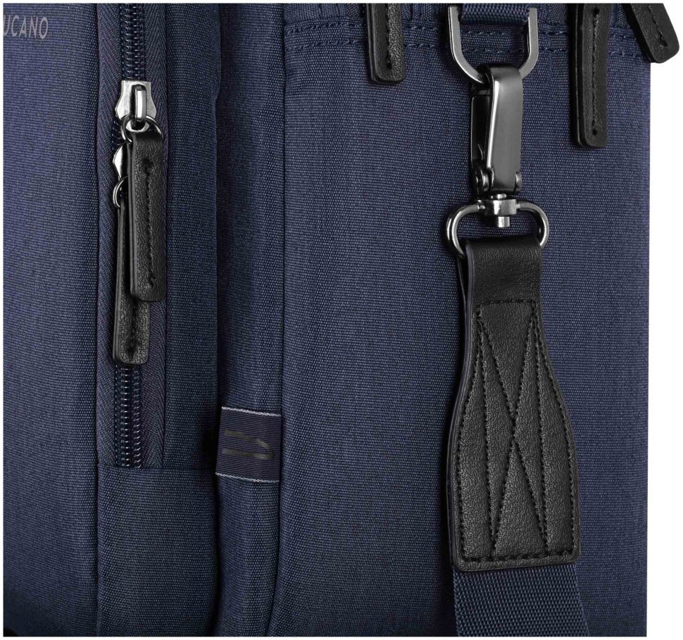 Большая бизнес сумка с отделением для ноутбука до 15" через плечо Tucano Flash синего цвета 103517 фото №7 Большая бизнес сумка с отделением для ноутбука до 15" через плечо Tucano Flash синего цвета 103517 modnotak фото №7