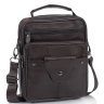 Коричневая барсетка из натуральной кожи вертикального типа HD Leather (15802) фото №1 Коричневая барсетка из натуральной кожи вертикального типа HD Leather (15802) modnotak фото - 1