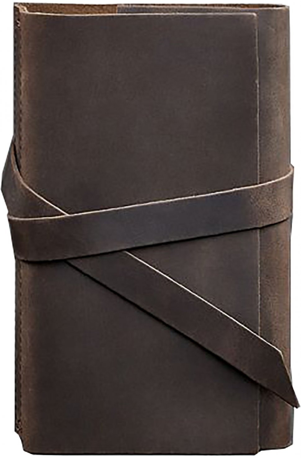 Кожаный блокнот (Софт-бук) в темно-коричневой обложке BlankNote (13717)