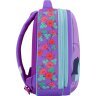 Фиолетовый текстильный школьный рюкзак для девочек с единорогом Bagland (53817) - 2