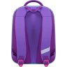 Фиолетовый текстильный школьный рюкзак для девочек с единорогом Bagland (53817) - 3